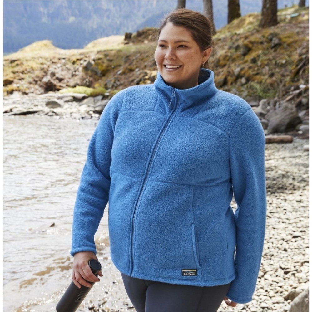 L L Bean Women's Fleece Full Zip Jacket